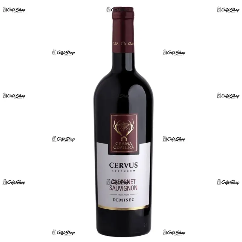 Pentru cel ma bun sot si anul dorit, vin rosu cabernet sauvignon, demisec, 750ml, 13.5% alcool
